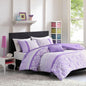 Intelligent Design Polka Dot Pink Zebra Queen Comforter Set, 4pc