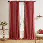 Guken Cream Linen Blackout Curtains 84 Inch Length 2 Panels Set for Living Room Bedroom Back Tab Thermal Insulated 100% Black Out Drapes Room Darkening Window Curtain Ivory Natural Beige