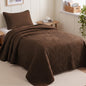 Exclusivo Mezcla Ultrasonic Full Queen Quilt Bedding Set, Beige Cream