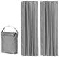 Amazon Basics Portable Room Darkening Blackout Curtain Shade with Suction Cups, Noise Reduction, 50"W x 78"L, Moon and Stars, 1-Pack