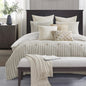 Madison Park Farmhouse King Cotton Comforter Set with Removable Cover, 9pc