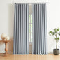 Vision Home Natural Pinch Pleated Full Blackout Curtains Linen Blended Room Darkening Window Curtains 95 inch for Living Room Bedroom Thermal Insulated Pinch Pleat Drapes with Hooks 2 Panel 40"Wx95"L
