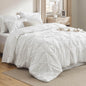 Bedsure 7-Piece King Size Comforter Set & Sheets, Grey King Bedding