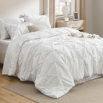 Bedsure 7-Piece Queen Bedding Comforter Set & Sheet Set, Grey Bed in a Bag