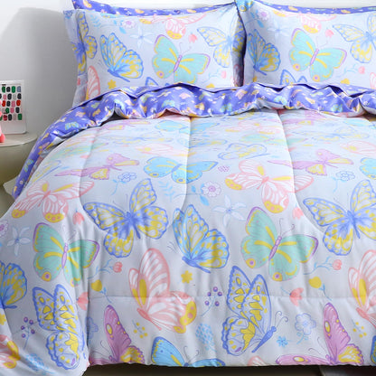 Viviland Kids Twin Bedding Sets, Boys Comforter, Cow Print