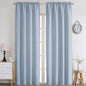 Chyhomenyc 2 Panels White Kitchen Curtains 36 Inch Length Tier Curtain