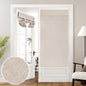 HOMEIDEAS 100% Blackout Linen Door Curtains for French Door 26x68 Inch