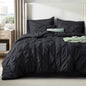 Bedsure 7-Piece King Size Comforter Set & Sheets, Grey King Bedding