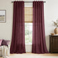 Nanspring Linen Kitchen Window Curtains Over Sink for Cafe 36x36 Inch Cream