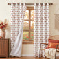 MYSKY HOME Kids Blackout Curtains for Boys Bedroom 84 Inch Long 100% Light Blocking Cute Curtains for Playing Room 2 Panels Grommet Nursery Drapes with Rainbow Pom Pom Sheer 2 Layered 50W x 84L