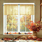 SpaceDresser Sheer Voile Curtains for Living Room 84 Inch Long 2 Panels