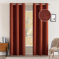 MIULEE 100% Blackout Linen Curtains for Bedroom 52x90 Inches Natural Beige