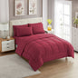 Full Size Comforter Set with Sheets - 7-Piece Bedding Collection - 1 Comforter, 1 Fitted Sheet, 1 Flat, 4 Pillowcases - Deep Pocket - Soft & Breathable Premium Quality - Ideal for All Seasons, Gray