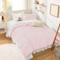 Andency Tan Gingham Comforter Set Twin, Brown Checkered Grid Plaid Bedding