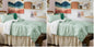 Bedsure Floral Comforter Set Cute Bedding Set Queen Reversible Sage Green