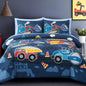 Twin Comforter Set for Boys-5 Pieces Ball Glow in the Dark Bedding Set