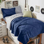 HEVUMYI 7-Piece Full Comforter Set, Dark Grey Bed in a Bag