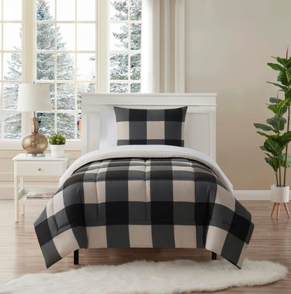 Full Size Comforter Set with Sheets - 7-Piece Bedding Collection - 1 Comforter, 1 Fitted Sheet, 1 Flat, 4 Pillowcases - Deep Pocket - Soft & Breathable Premium Quality - Ideal for All Seasons, Gray