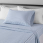 Amazon Basics Lightweight Super Soft Easy Care Breathable Microfiber 4 Piece Bed Sheets Set with 14-Inch Deep Pockets, Full, Navy Blue, Solid