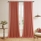 Guken Cream Linen Blackout Curtains 84 Inch Length 2 Panels Set for Living Room Bedroom Back Tab Thermal Insulated 100% Black Out Drapes Room Darkening Window Curtain Ivory Natural Beige