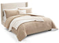 UGG Remina Queen Comforter Set with Throw Blanket & Pillow, 5-Piece, Beige