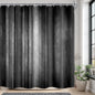 Rustic Brown Striped Shower Curtain Abstract Ombre Vintage Modern Masculine