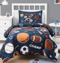 Twin Bedding Sets for Boys - 5 Pieces Space Bedding Twin Comforter Set