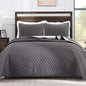 Exclusivo Mezcla Reversible Full Queen Quilt Bedding Set, Grey
