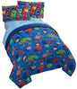 Marvel Spiderman Full Size Comforter Set 5 Piece Kids Bedding, Multi