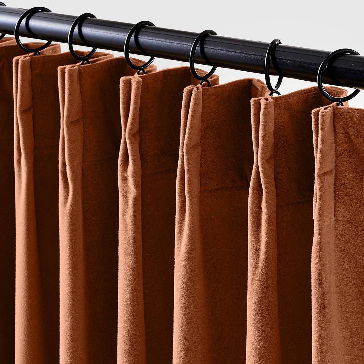 Lazzzy Blackout Curtains Thermal Insulated Curtains Room Window Drapes Super Soft Luxury Curtains for Living Room Bedroom Rod Pocket 2 Panels, 96 Inch Lined | Beige