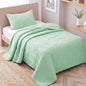 Exclusivo Mezcla Ultrasonic Full Queen Quilt Bedding Set, Beige Cream