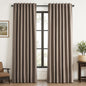 Topfinel Cream Linen Blackout Curtains 84 Inch Long for Bedroom Living Room, Ivory Pinch Pleat Back Tab Full Blackout Drapes Farmhouse Boho Curtains for Window, White Neutral Curtains 52" X 84" 7 FT