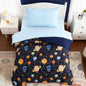 Twin Bedding Sets for Boys - 5 Pieces Space Bedding Twin Comforter Set