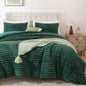 Smoofy Fluffy Queen Size Comforter 3 PCS - Pink Fleece Bedding Set