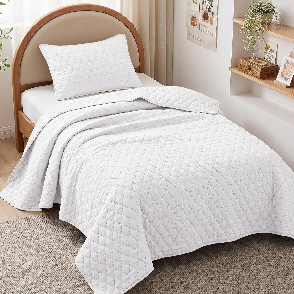 Exclusivo Mezcla Reversible Full Queen Quilt Bedding Set, Grey