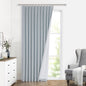Vision Home Natural Pinch Pleated Full Blackout Curtains Linen Blended Room Darkening Window Curtains 95 inch for Living Room Bedroom Thermal Insulated Pinch Pleat Drapes with Hooks 2 Panel 40"Wx95"L