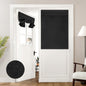 HOMEIDEAS 100% Blackout Linen Door Curtains for French Door 26x68 Inch