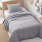 Exclusivo Mezcla Ultrasonic Full Queen Quilt Bedding Set, Beige Cream