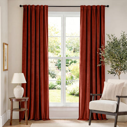 Lazzzy Blackout Curtains Thermal Insulated Curtains Room Window Drapes Super Soft Luxury Curtains for Living Room Bedroom Rod Pocket 2 Panels, 96 Inch Lined | Beige