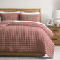 WDCOZY Cloud Soft Quilt Set, King Size, Light Beige, 3 Pieces 104x90 inches