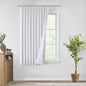 Vision Home Natural Pinch Pleated Full Blackout Curtains Linen Blended Room Darkening Window Curtains 95 inch for Living Room Bedroom Thermal Insulated Pinch Pleat Drapes with Hooks 2 Panel 40"Wx95"L
