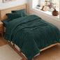 Zzlpp Queen Comforter Set 7 Piece, Beige Bed in a Bag Queen Bedding Sets