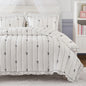 Intelligent Design Bow Embroidered Ruffle Pink Queen Quilt Set, 3pc