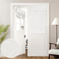 HOMEIDEAS 100% Blackout Linen Door Curtains for French Door 26x68 Inch