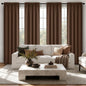 MIULEE Black Blackout Curtains 63 Inch Length for Bedroom Set of 4 Panels