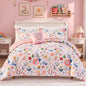 Twin Comforter Set for Girls-3 Pieces Mermaid Glow in the Dark Bedding Sets