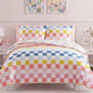 Twin Comforter Set for Girls - 5 Pieces Floral Pink Girls Twin Bedding Set