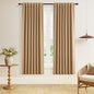 Guken Cream Linen Blackout Curtains 84 Inch Length 2 Panels Set for Living Room Bedroom Back Tab Thermal Insulated 100% Black Out Drapes Room Darkening Window Curtain Ivory Natural Beige