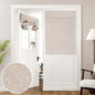 HOMEIDEAS 100% Blackout Linen Door Curtains for French Door 26x68 Inch