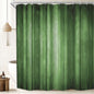 Rustic Brown Striped Shower Curtain Abstract Ombre Vintage Modern Masculine